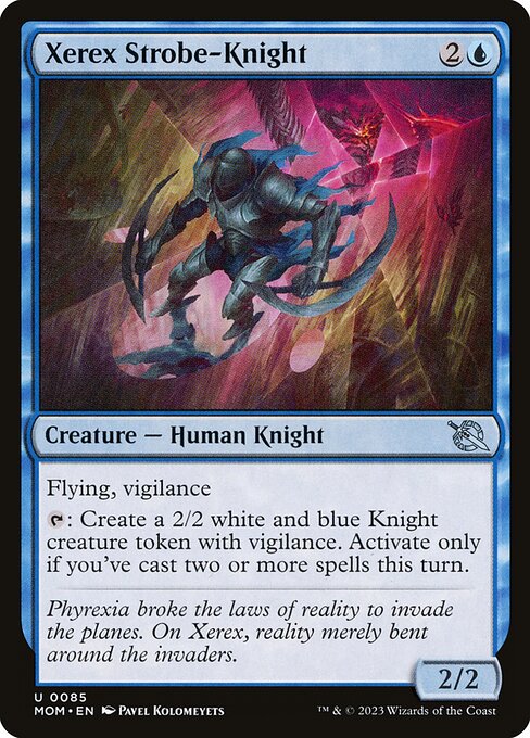 Xerex Strobe-Knight - March of the Machine Magic card