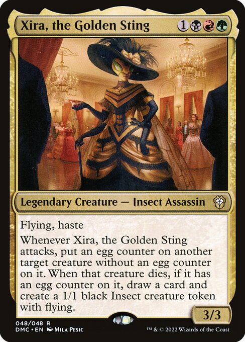 Xira, the Golden Sting - Dominaria United Commander Magic card