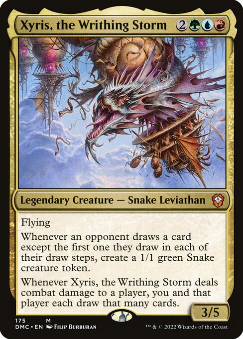 Xyris, the Writhing Storm - Dominaria United Commander (#175) - Illustrated by Filip Burburan - Magic: The Gathering Card