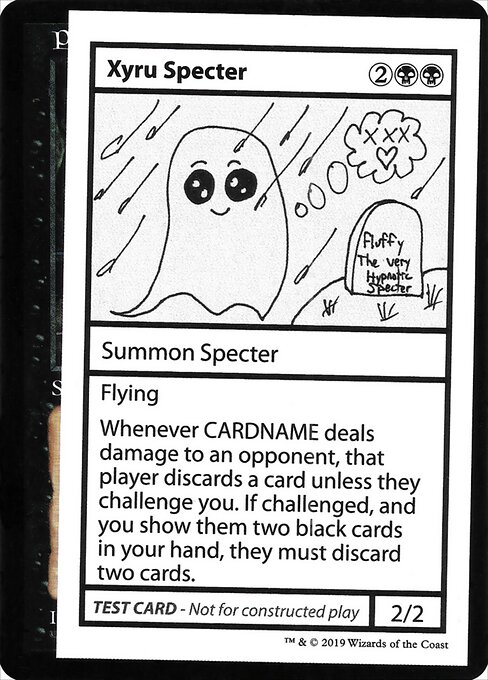 Xyru Specter - Mystery Booster Playtest Cards 2021 Magic card