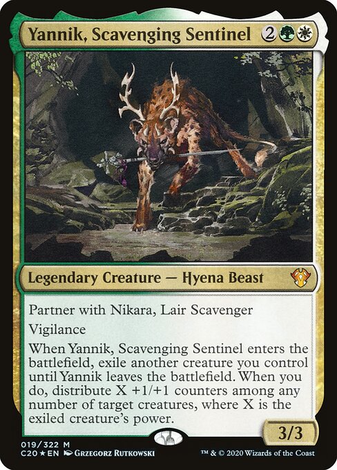 Yannik, Scavenging Sentinel - Commander 2020 Magic card
