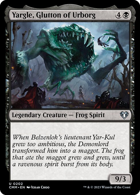 Yargle, Glutton of Urborg - Commander Masters Magic card