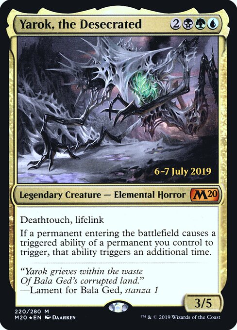 Yarok, le Profané (Yarok, the Desecrated) - Lorwyn Eclipsed Commander (#136) - Illustrated by Daarken - Magic: The Gathering Card
