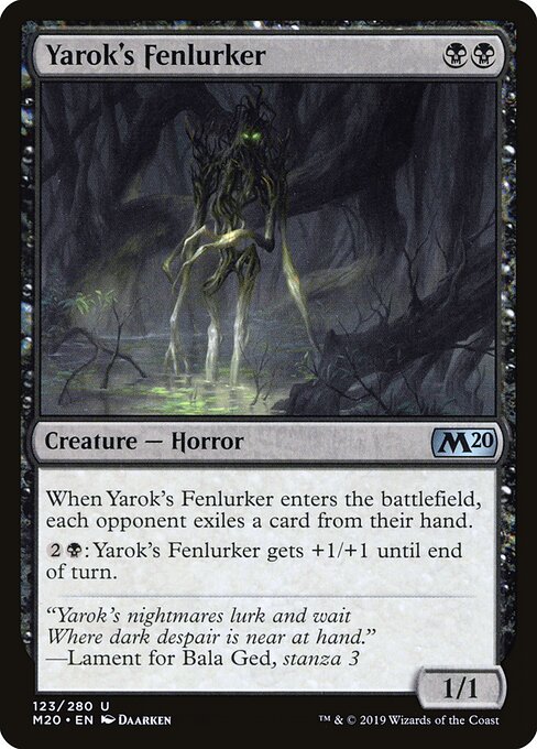 Yarok's Fenlurker - Core Set 2020 Magic card
