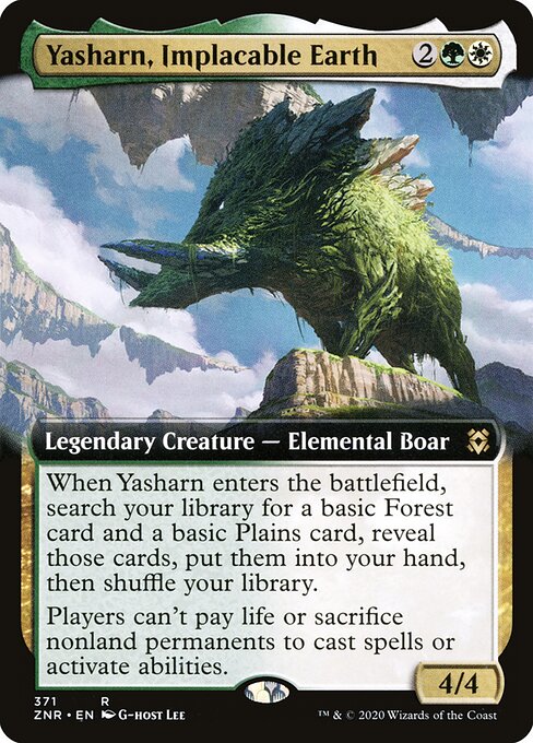 Yasharn, Implacable Earth - Zendikar Rising (#371) - Illustrated by G-host Lee - Magic: The Gathering Card