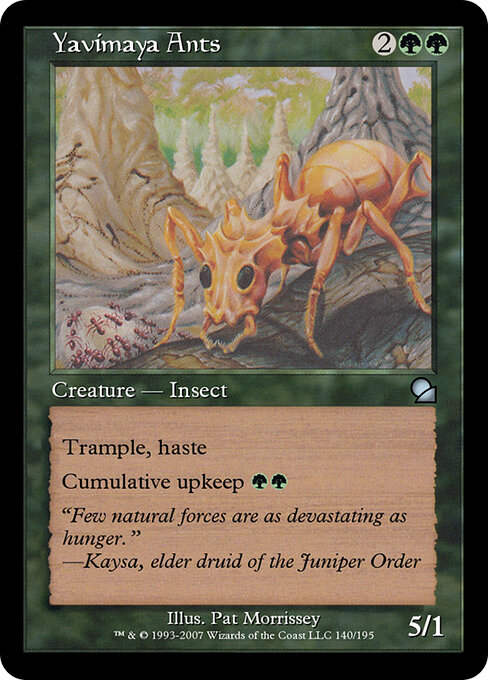 Yavimaya Ants - Masters Edition Magic card