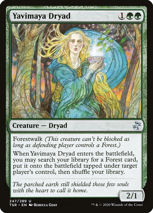 Yavimaya Dryad - Time Spiral Remastered Magic card