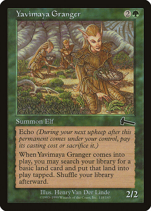 Yavimaya Granger - Urza's Legacy Magic card
