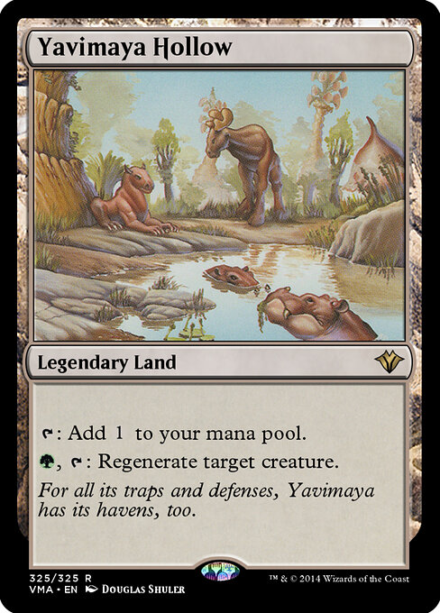 Yavimaya Hollow - Vintage Masters Magic card