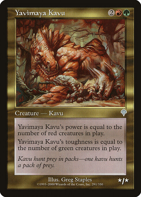 Yavimaya Kavu - Invasion Magic card