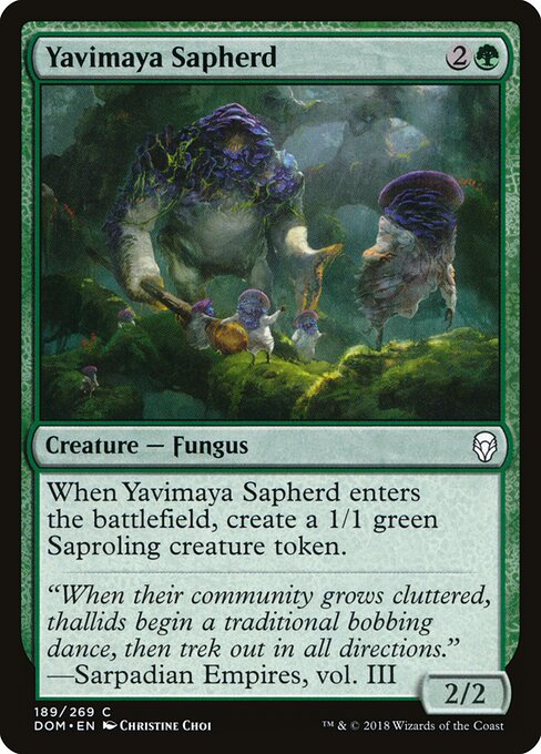 Yavimaya Sapherd - Dominaria Magic card