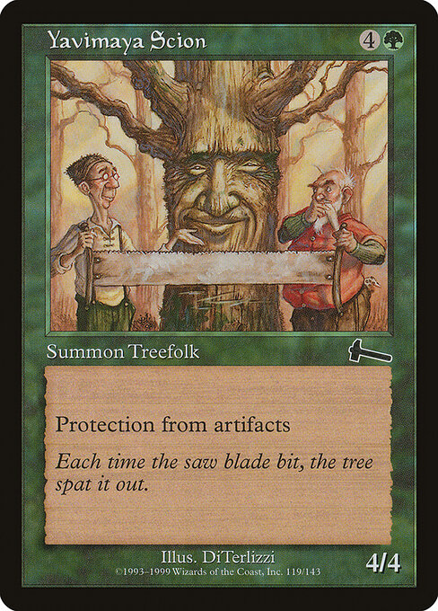 Yavimaya Scion - Urza's Legacy Magic card