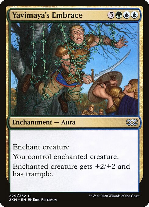 Yavimaya's Embrace - Double Masters Magic card