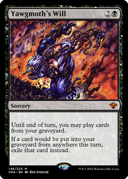 Yawgmoth's Will - Vintage Masters Magic card