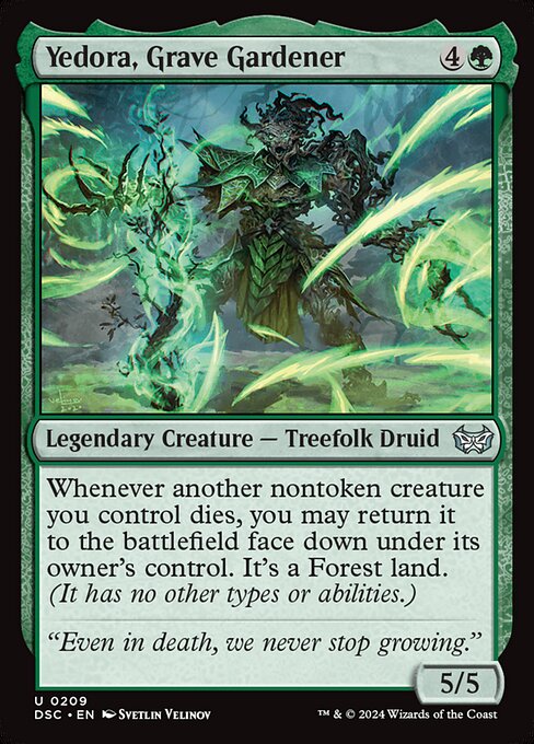 Yedora, Grave Gardener - Duskmourn: House of Horror Commander Magic card