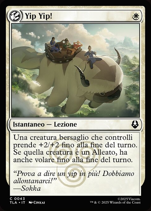 Yip Yip! - Avatar: The Last Airbender (#43) - Illustrated by Cinkai - Magic: The Gathering Card