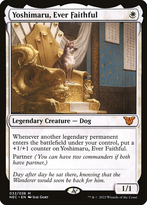 Yoshimaru, Ever Faithful - Neon Dynasty Commander Magic card