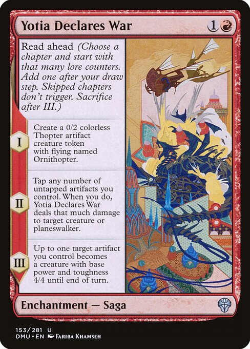 Yotia Declares War - Dominaria United Magic card