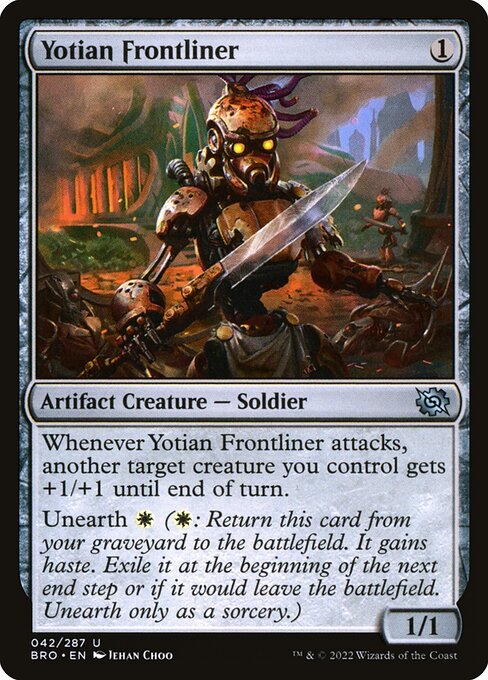 Yotian Frontliner - The Brothers' War Magic card