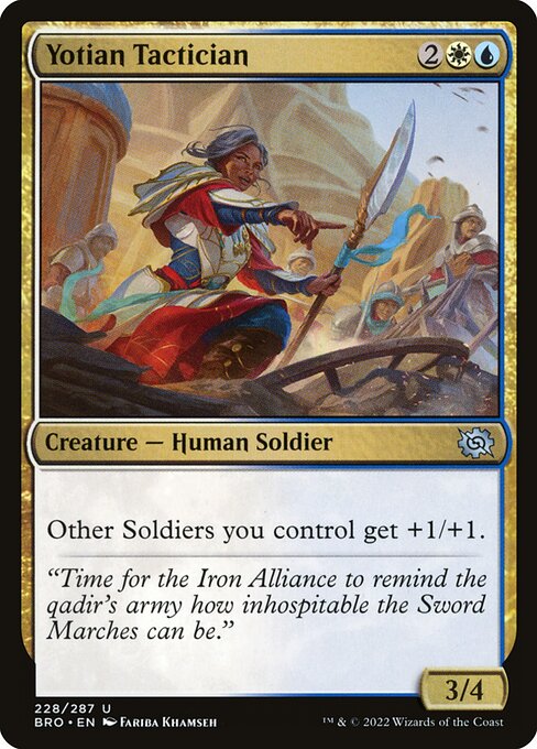 Yotian Tactician - The Brothers' War Magic card