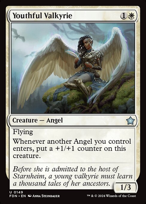 Youthful Valkyrie - Foundations Magic card