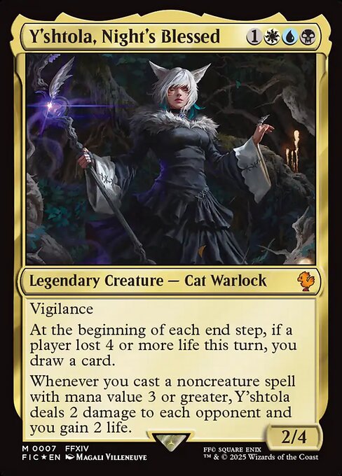Y'shtola, Night's Blessed - Final Fantasy Commander Magic card
