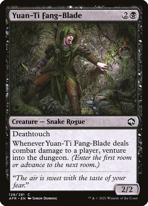 Yuan-Ti Fang-Blade - Adventures in the Forgotten Realms Magic card