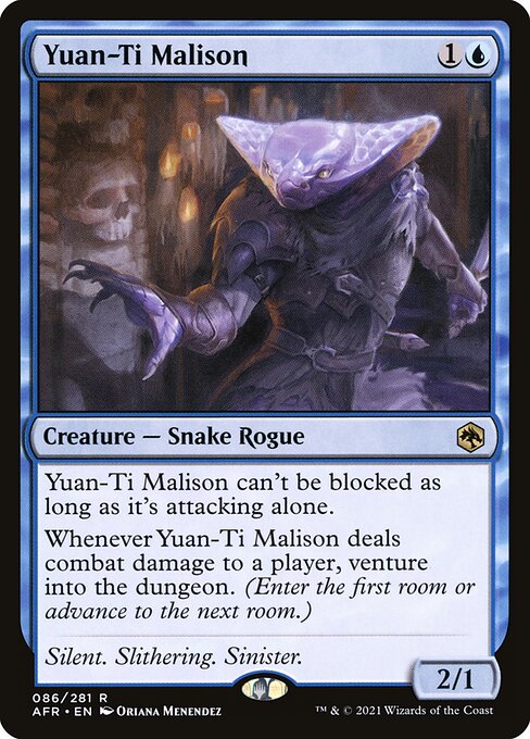 Yuan-Ti Malison - Adventures in the Forgotten Realms Magic card