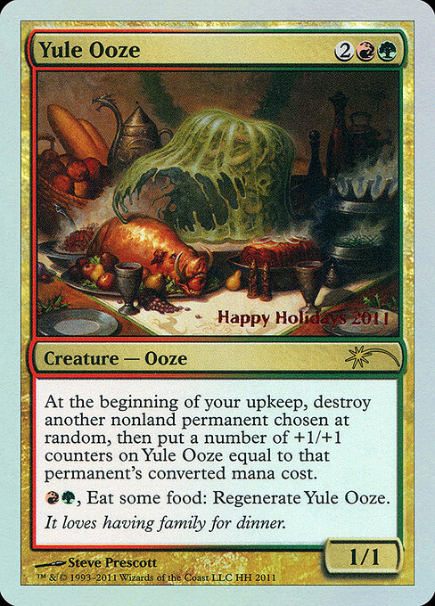 Yule Ooze - Happy Holidays Magic card
