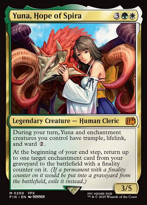 Yuna, Hope of Spira - Final Fantasy Magic card