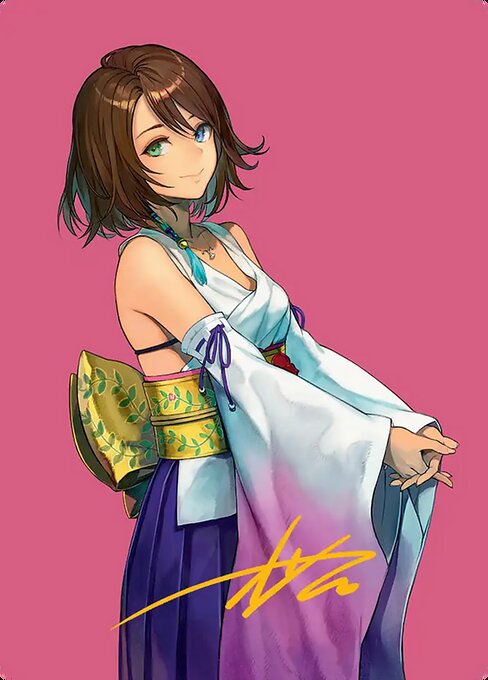 Yuna, Hope of Spira // Yuna, Hope of Spira art by osamu