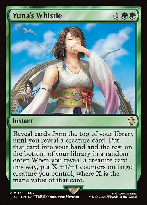 Yuna's Whistle - Final Fantasy Commander Magic card