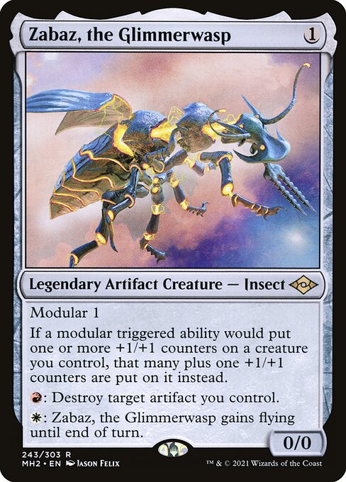 Zabaz, the Glimmerwasp - Modern Horizons 2 Magic card