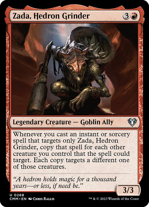 Zada, Hedron Grinder - Commander Masters Magic card
