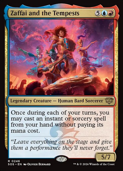 Zaffai and the Tempests - Secrets of Strixhaven Magic card