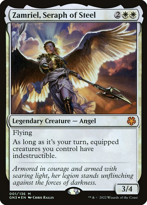 Zamriel, Seraph of Steel - Game Night: Free-for-All Magic card