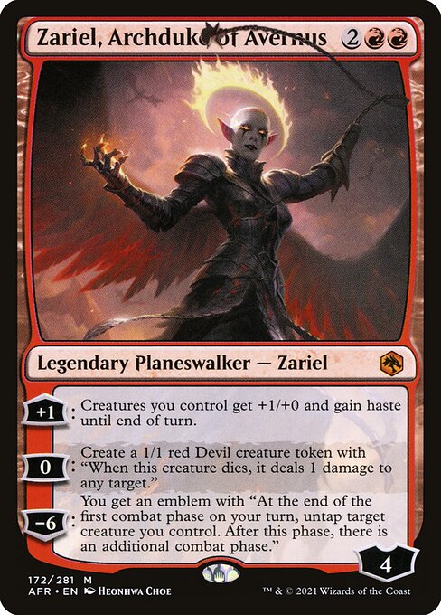 Zariel, Archduke of Avernus - Adventures in the Forgotten Realms Magic card