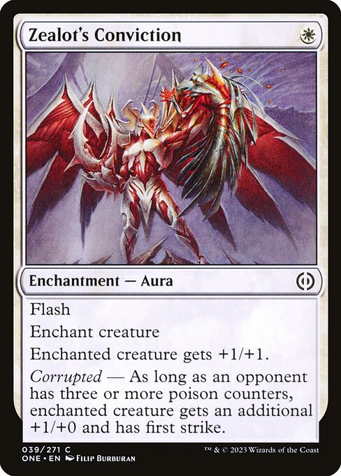 Zealot's Conviction - Phyrexia: All Will Be One Magic card