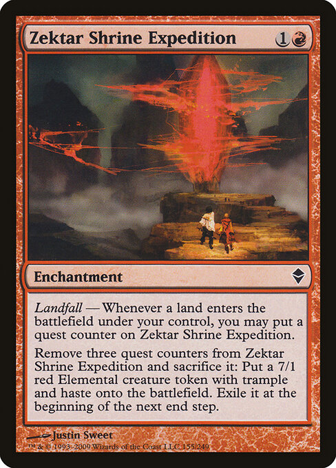 Zektar Shrine Expedition - Zendikar Magic card