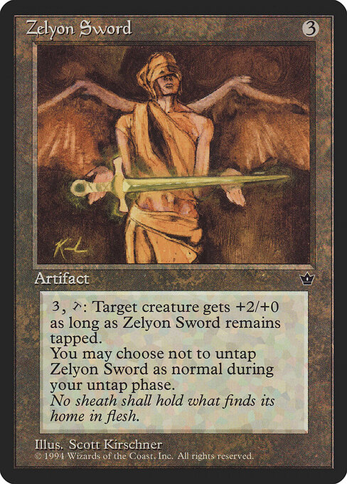 Zelyon Sword - Fallen Empires Magic card