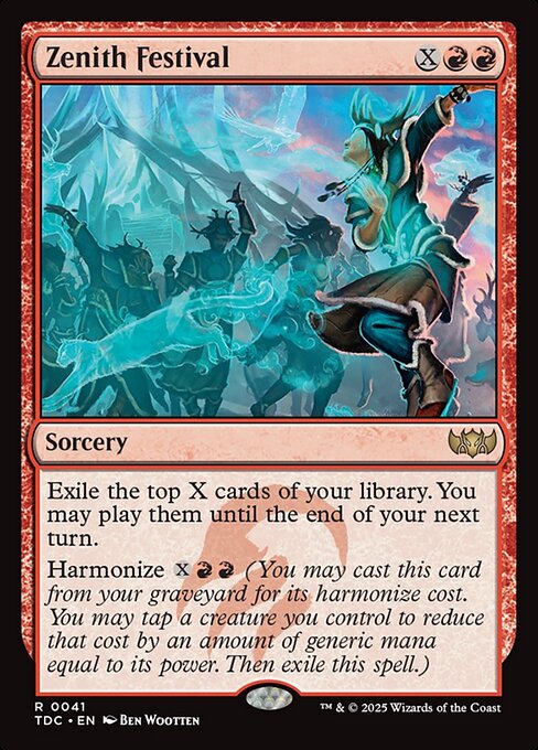 Zenith Festival - Tarkir: Dragonstorm Commander Magic card