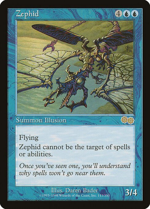 Zephid - Urza's Saga Magic card