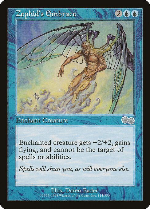 Zephid's Embrace - Urza's Saga Magic card
