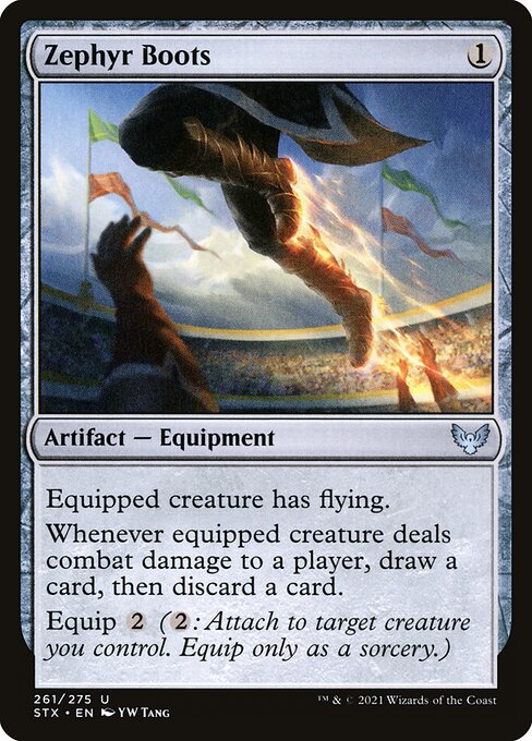 Zephyr Boots - Strixhaven: School of Mages Magic card