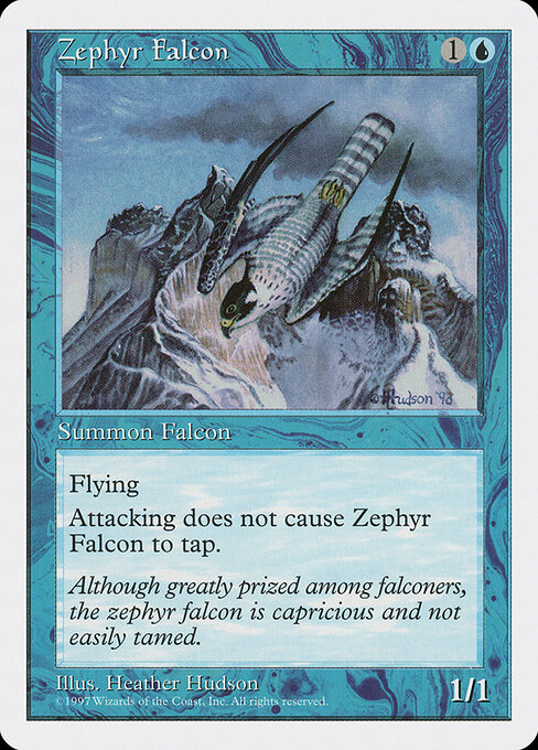Zephyr Falcon - Fifth Edition Magic card