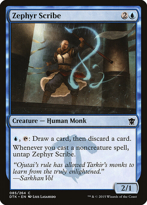 Zephyr Scribe - Dragons of Tarkir Magic card