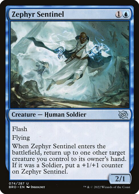 Zephyr Sentinel - The Brothers' War Magic card