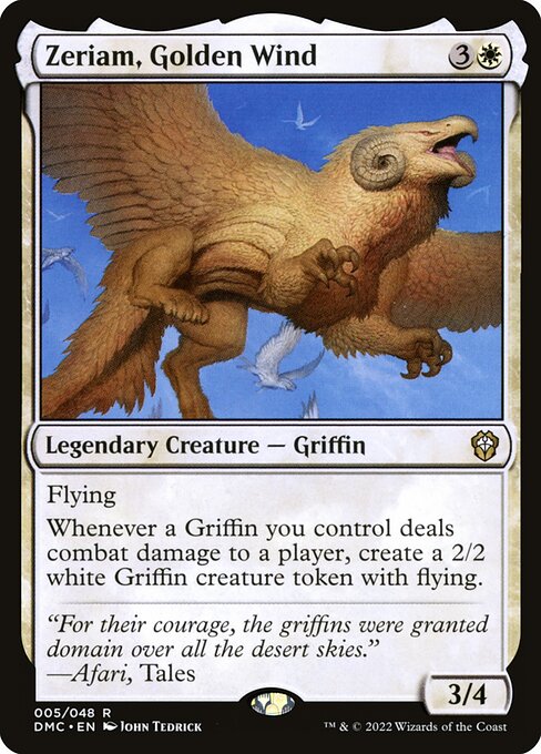 Zeriam, Golden Wind - Dominaria United Commander Magic card