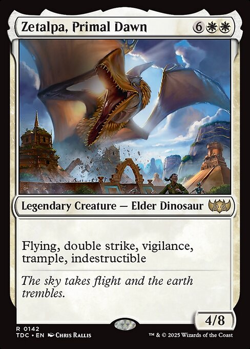 Zetalpa, Primal Dawn - Tarkir: Dragonstorm Commander (#142) - Illustrated by Chris Rallis - Magic: The Gathering Card