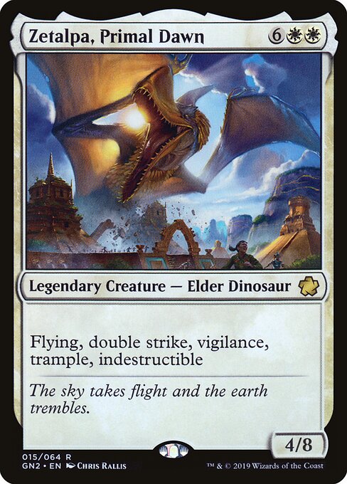 Zetalpa die Ursonne (Zetalpa, Primal Dawn) - Commander Masters (#478) - Illustrated by Chris Rallis - Magic: The Gathering Card